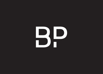 BP letter logo and initial logo design