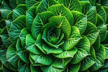 Obraz premium Abstract Green Nature Backgrounds: Lush Greenery Textures for Design