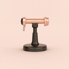 3d minimalist workshop vice icon soft mute environment digital concept