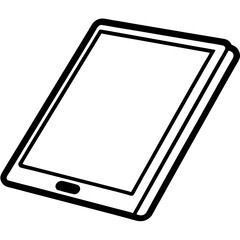tablet pc isolated on white background