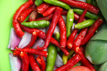 Sayur lalapan, lalapan eat vegetables raw, fresh vegetables with raw spices that have not been processed