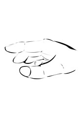 Mit einer Hand greifen