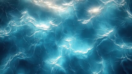 Abstract Ocean Water Texture Deep Blue Waves