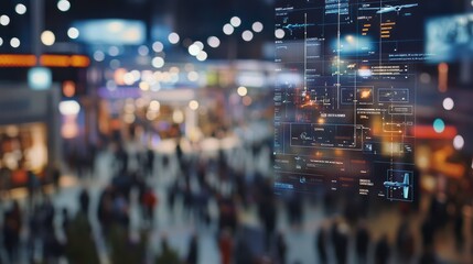 Aerospace Technology with Digital Interface Overlays