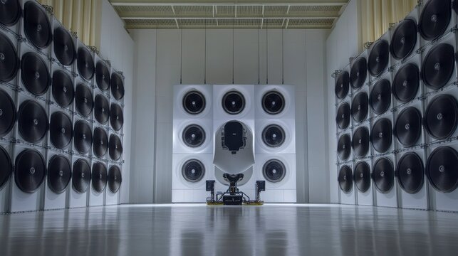 Advanced Wind Tunnel Testing Facility with High-Tech Equipment