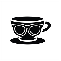 Tee and Coffee cup Vector illustration, Coffee Cup Vector icon Art & Graphics