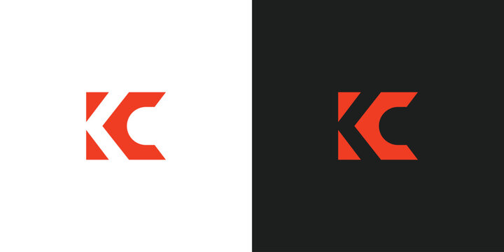 Vector Letter KC Logo Design