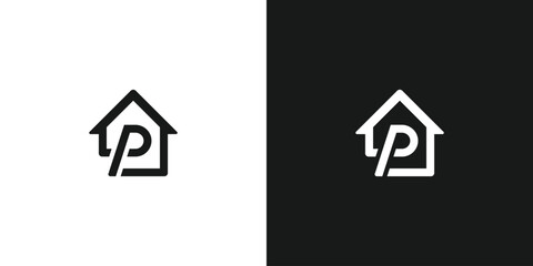 Letter P for Home or Real Estate Logo Design