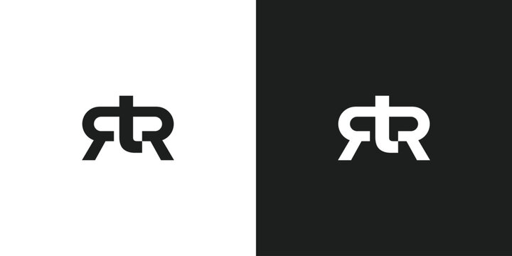 Letter RTR Logo Design Vector
