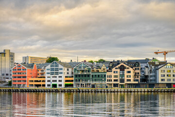 Fototapeta premium Kristiansund is a city and municipality in Møre og Romsdal county, Norway.