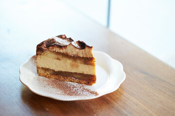 chocolate cake on a plate
