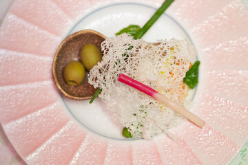 Ginger Appetizer on a Plate