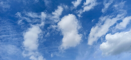 blue sky with clouds