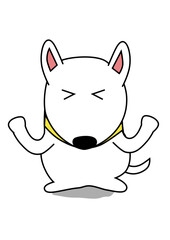 ブルテリアイラスト