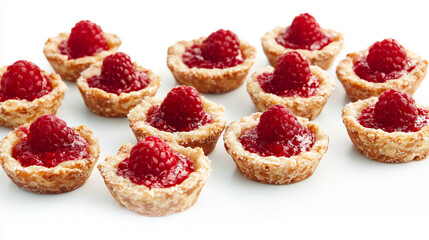  elegant lemon raspberry tartlets