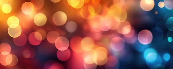 Obraz premium Splatter abstract background idea. Vibrant bokeh lights creating a colorful, abstract background for various designs.