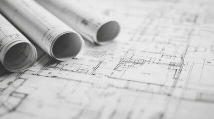 Detailed Urban Blueprint Designs in Gigapixel Quality