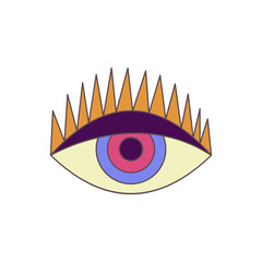 Retro Eye Vector