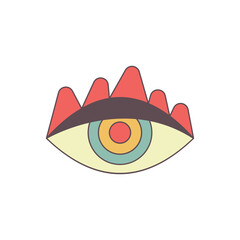 Retro Eye Vector