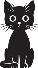 Cat Silhouette vector Clean and Elegant design