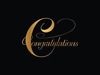 elite golden congratulations script, radiant golden congratulations inscription, signature gold congratulations calligraphy.







