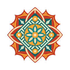 modern pattern mandala illustration logo symbol vector art design