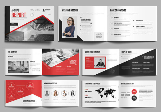 Annual Report Landscape Template