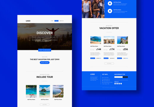 Travel Agency Newsletter Template