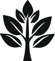 Elegant Tree with Leaves Vector, EPS Template for Stunning Nature Designs