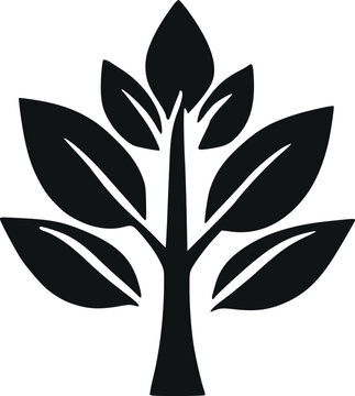 Elegant Tree with Leaves Vector, EPS Template for Stunning Nature Designs