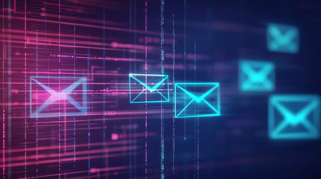 Digital Minimalist Background for Email Marketing