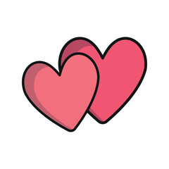 Love Valentine Heart Icon showcases a sleek and modern style, ideal for highlighting love-themed designs, special occasions, or charming branding elements