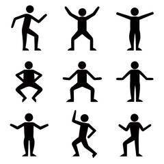 silhouettes of people