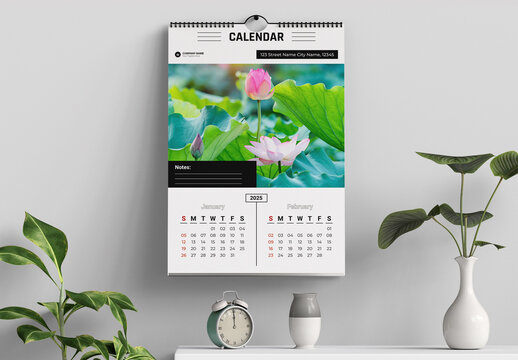Calender Template Layout