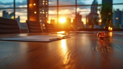 Event Planning in a Modern Office Space. Generative AI