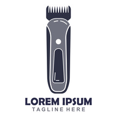 Electrical hair clipper vector icon illustration