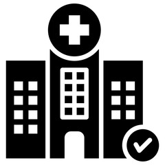 Obraz premium Hospital Icon