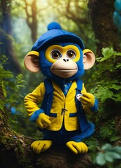 monkey in the forest