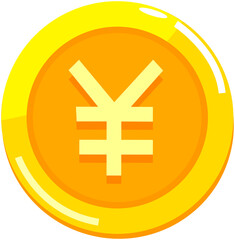 Yen money coin 