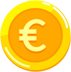 €，Euro Coin Icon
