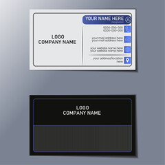 minimalistic corporate and normal business card