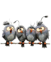Fototapeta premium Quirky Bird 