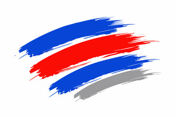 Dynamic Brush Stroke Art: Blue, Red, and Gray Design for Creative Projects.