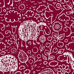 abstract seamless pattern background fabric fashion design print wrapping paper digital illustration art texture textile wallpaper colorful apparel image 