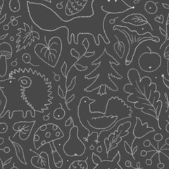 Fototapeta premium seamless pattern