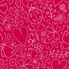 abstract seamless pattern background fabric fashion design print wrapping paper digital illustration art texture textile wallpaper colorful apparel image 