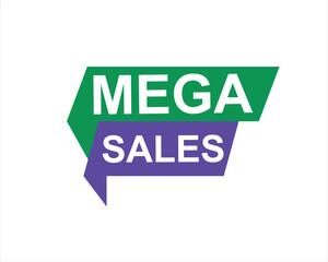 Mega Sale, Modern  button Vector Illustration of a purple Pedestal Platform Showcase Scene for Business Promotion, Flyer Template, Offers and Sales. Abstract geometry design background