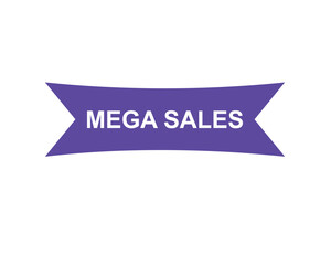 Mega Sale, Modern  button Vector Illustration of a purple Pedestal Platform Showcase Scene for Business Promotion, Flyer Template, Offers and Sales. Abstract geometry design background