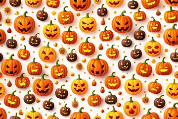 Halloween Pattern Abstract Design