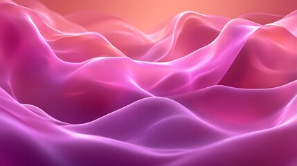 Fototapeta premium Abstract Pink And Purple Wave Forms Design